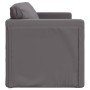 Sofá cama de suelo 2 en 1 cuero sintético gris 112x174x55 cm de , Sofás - Ref: Foro24-353975, Precio: 184,39 €, Descuento: %
