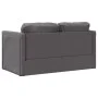Floor sofa bed 2 in 1 synthetic leather gray 112x174x55 cm by , Sofas - Ref: Foro24-353975, Price: 208,07 €, Discount: %