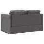Sofá cama de suelo 2 en 1 cuero sintético gris 112x174x55 cm de , Sofás - Ref: Foro24-353975, Precio: 184,39 €, Descuento: %