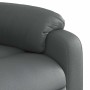 Sillón reclinable de masaje de pie cuero artificial gris en Sillones | Comprar online en Foru.es