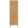 Armario SENJA aspecto de ratán madera pino marrón 90x55x175 cm de , Armarios roperos - Ref: Foro24-358034, Precio: 344,80 €, ...