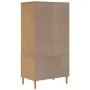 Armario SENJA aspecto de ratán madera pino marrón 90x55x175 cm de , Armarios roperos - Ref: Foro24-358034, Precio: 344,80 €, ...
