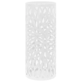 Paragüero diseño de hojas acero blanco de vidaXL, Paragüeros - Ref: Foro24-246803, Precio: 39,62 €, Descuento: %