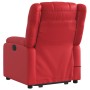 Sillón reclinable de masaje de pie cuero artificial rojo en Sillones | Comprar online en Foru.es