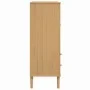 Aparador alto SENJA aspecto de ratán madera marrón 90x40x112 cm de , Aparadores - Ref: Foro24-358052, Precio: 125,15 €, Descu...