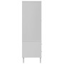 Armario SENJA aspecto de ratán madera pino blanco 90x55x175 cm de , Armarios roperos - Ref: Foro24-358035, Precio: 409,68 €, ...