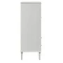 Aparador alto SENJA aspecto de ratán madera blanco 90x40x112 cm de , Aparadores - Ref: Foro24-358053, Precio: 125,07 €, Descu...