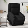 Sillón reclinable y elevable eléctrico cuero sintético negro en Sillones | Comprar online en Foru.es