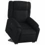 Sillón reclinable y elevable eléctrico cuero sintético negro en Sillones | Comprar online en Foru.es