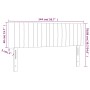 Cabeceros 2 unidades tela color crema 72x5x78/88 cm de , Cabeceros y pies de cama - Ref: Foro24-346247, Precio: 59,12 €, Desc...