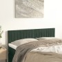 Cabeceros 2 unidades terciopelo verde oscuro 72x5x78/88 cm de , Cabeceros y pies de cama - Ref: Foro24-346253, Precio: 62,41 ...