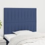 Cabeceros 2 unidades de tela azul 100x5x78/88 cm de , Cabeceros y pies de cama - Ref: Foro24-3116566, Precio: 61,03 €, Descue...
