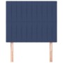Cabeceros 2 unidades de tela azul 100x5x78/88 cm de , Cabeceros y pies de cama - Ref: Foro24-3116566, Precio: 61,03 €, Descue...