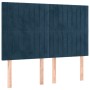 Cabeceros 4 unidades terciopelo azul oscuro 72x5x78/88 cm de , Cabeceros y pies de cama - Ref: Foro24-3116622, Precio: 117,35...