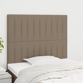 Cabeceros 2 unidades de tela gris taupe 100x5x78/88 cm de , Cabeceros y pies de cama - Ref: Foro24-3116564, Precio: 55,78 €, ...