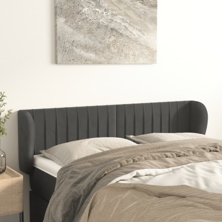 Cabecero de terciopelo gris oscuro 147x23x78/88 cm de , Cabeceros y pies de cama - Ref: Foro24-3117431, Precio: 73,34 €, Desc...