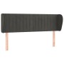 Cabecero de terciopelo gris oscuro 147x23x78/88 cm de , Cabeceros y pies de cama - Ref: Foro24-3117431, Precio: 73,34 €, Desc...
