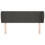 Cabecero de terciopelo gris oscuro 147x23x78/88 cm de , Cabeceros y pies de cama - Ref: Foro24-3117431, Precio: 73,34 €, Desc...