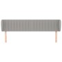 Cabecero de tela gris claro 203x23x78/88 cm de , Cabeceros y pies de cama - Ref: Foro24-3117404, Precio: 66,36 €, Descuento: %