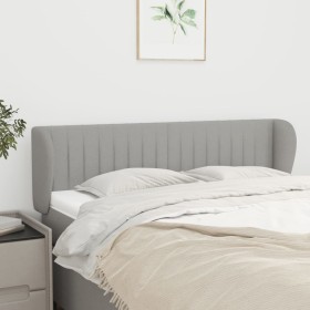 Cabecero de tela gris claro 147x23x78/88 cm de , Cabeceros y pies de cama - Ref: Foro24-3117380, Precio: 80,57 €, Descuento: %