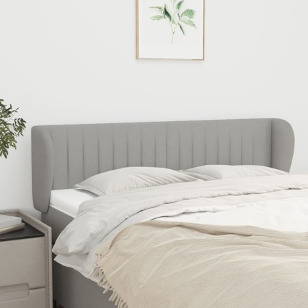 Cabecero de tela gris claro 147x23x78/88 cm de , Cabeceros y pies de cama - Ref: Foro24-3117380, Precio: 80,57 €, Descuento: %