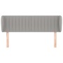 Cabecero de tela gris claro 147x23x78/88 cm de , Cabeceros y pies de cama - Ref: Foro24-3117380, Precio: 80,57 €, Descuento: %