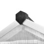 Invernadero de aluminio gris antracita 3,46 m² de vidaXL, Invernaderos - Ref: Foro24-43555, Precio: 434,92 €, Descuento: %