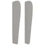 Headboard with light gray fabric ears 83x23x118/128 cm by , Headboards and footboards - Ref: Foro24-3118168, Price: 70,53 €, ...