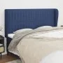 Headboard with blue fabric ears 163x23x118/128 cm by , Headboards and footboards - Ref: Foro24-3118206, Price: 126,66 €, Disc...