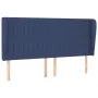 Headboard with blue fabric ears 163x23x118/128 cm by , Headboards and footboards - Ref: Foro24-3118206, Price: 126,66 €, Disc...