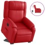 Sillón elevable eléctrico cuero artificial rojo en Sillones | Comprar online en Foru.es