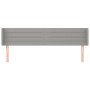 Cabecero de tela gris claro 163x16x78/88 cm de , Cabeceros y pies de cama - Ref: Foro24-3118914, Precio: 72,21 €, Descuento: %