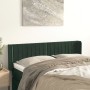 Cabecero de terciopelo verde oscuro 147x16x78/88 cm de , Cabeceros y pies de cama - Ref: Foro24-3119057, Precio: 75,54 €, Des...