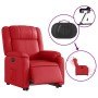 Sillón elevable eléctrico cuero artificial rojo en Sillones | Comprar online en Foru.es
