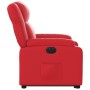 Sillón elevable eléctrico cuero artificial rojo en Sillones | Comprar online en Foru.es