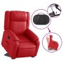 Sillón elevable eléctrico cuero artificial rojo en Sillones | Comprar online en Foru.es