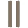 Headboard with ears in taupe gray fabric 163x16x118/128 cm by , Headboards and footboards - Ref: Foro24-3119730, Price: 139,7...