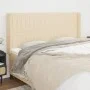 Headboard with cream fabric ears 163x16x118/128 cm by , Headboards and footboards - Ref: Foro24-3119829, Price: 125,85 €, Dis...