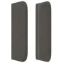 Dark gray velvet headboard 163x16x78/88 cm by , Headboards and footboards - Ref: Foro24-3118963, Price: 69,80 €, Discount: %