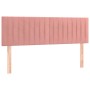 Cabecero con LED de terciopelo rosa 144x5x78/88 cm de , Cabeceros y pies de cama - Ref: Foro24-3121903, Precio: 68,56 €, Desc...