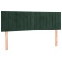 Cabecero con LED de terciopelo gris oscuro 144x5x78/88 cm de , Cabeceros y pies de cama - Ref: Foro24-3121901, Precio: 65,82 ...