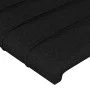 Headboard with LED lights black fabric 80x5x118/128 cm by , Headboards and footboards - Ref: Foro24-3122540, Price: 80,02 €, ...