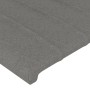 Cabecero con LED de tela gris oscuro 163x16x78/88 cm de , Cabeceros y pies de cama - Ref: Foro24-3123481, Precio: 82,01 €, De...