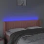 Kopfteil aus rosa Samt mit LED 147x16x78/88 cm von , Kopf- und Fußteile - Ref: Foro24-3123527, Preis: 77,10 €, Rabatt: %
