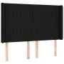 Kopfteil aus schwarzem Stoff mit LED 147x16x118/128 cm von , Kopf- und Fußteile - Ref: Foro24-3124286, Preis: 118,70 €, Rabat...