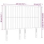 Cabecero con LED de terciopelo gris claro 147x16x118/128 cm de , Cabeceros y pies de cama - Ref: Foro24-3124334, Precio: 135,...
