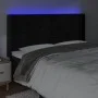 Kopfteil aus schwarzem Samt mit LED 163x16x118/128 cm von , Kopf- und Fußteile - Ref: Foro24-3124244, Preis: 127,05 €, Rabatt: %