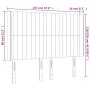 Cabecero con LED de terciopelo negro 147x16x118/128 cm de , Cabeceros y pies de cama - Ref: Foro24-3124336, Precio: 123,54 €,...