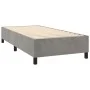 Box spring bed with light gray velvet mattress 80x200 cm by , Beds and slatted bases - Ref: Foro24-3129237, Price: 325,73 €, ...