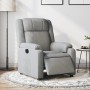 Sillón reclinable eléctrico tela gris claro en Sillones | Comprar online en Foru.es